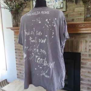 Magnolia Pearl LOVE GREY over sized tee shirt only worn once.